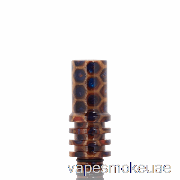 Vape Uae 510 مدخنة من جلد الثعبان، أحمر